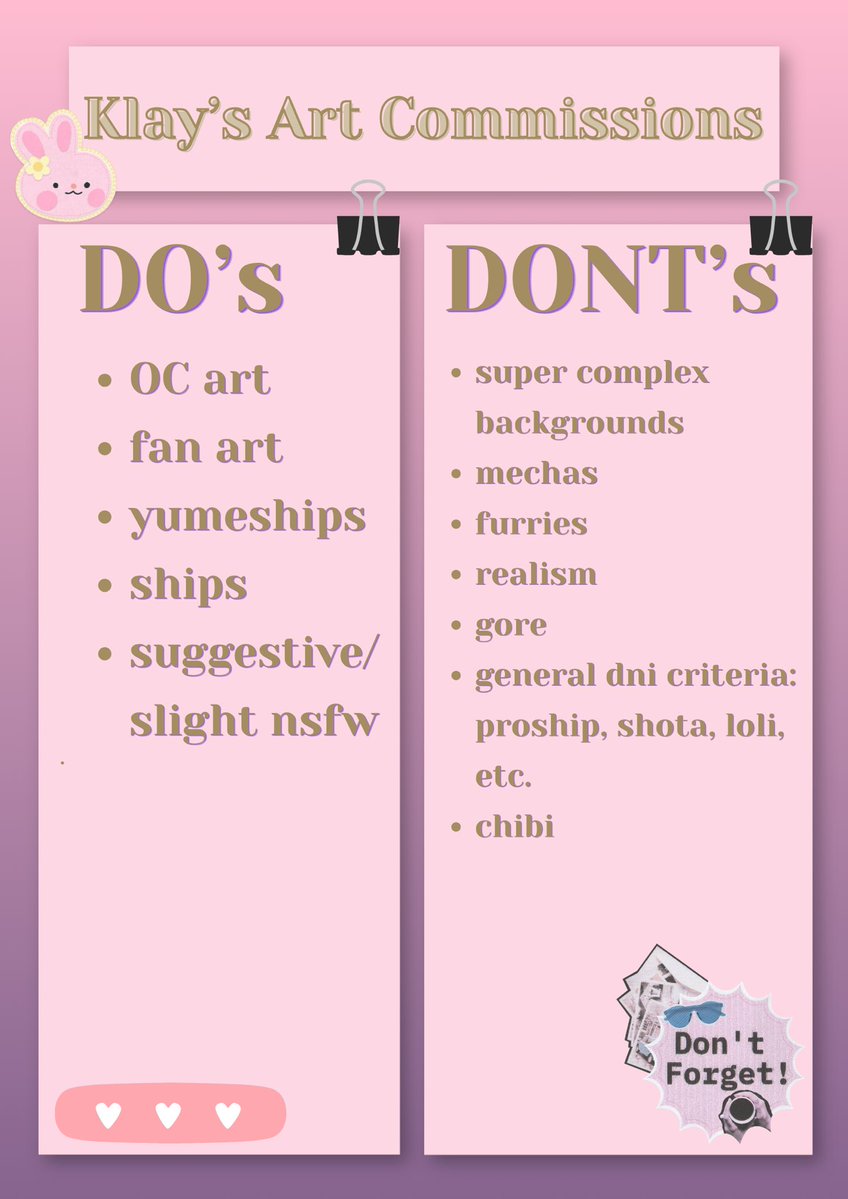 klay | comms open tweet media