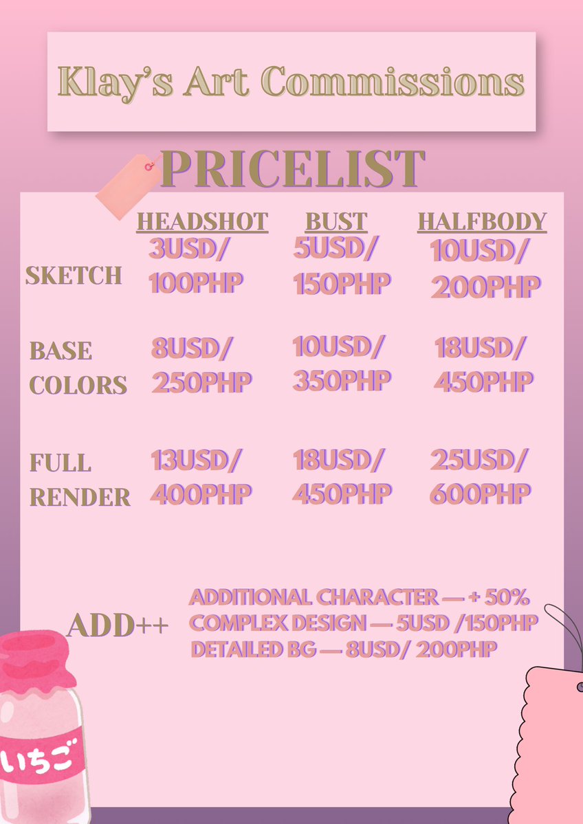 klay | comms open tweet media