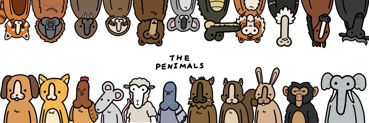 We are glad to announce a collaboration giveaway of GTD/FCFS WL spots for the Penimals.

The Penimals is a hand-drawn, original art collection turning a running joke into a world of silly, 8=D-inspired animals.

Chain: ETH mainnet
Supply: 8888 unique penimals