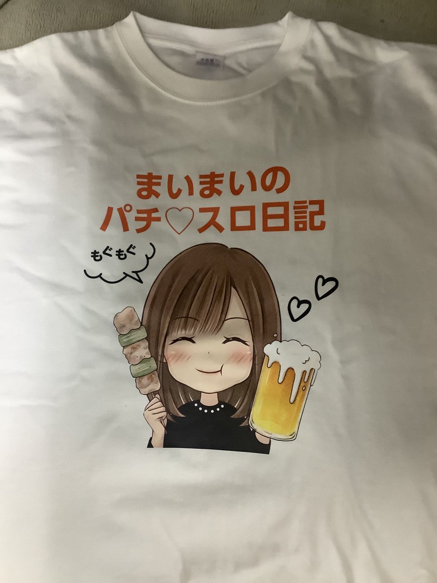 AKIRAS314's tweet photo. 新しいまいちゃんTシャツで勝負しに行ってきます！💪 https://t.co/8t1lftDkJT