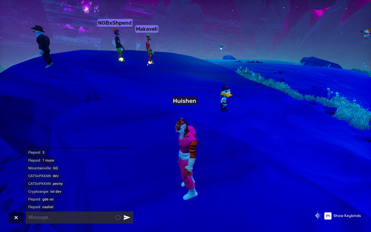 FeStrydom's tweet photo. Gametime 26 @MarsCatsVoyage, playing on the moon @OthersideMeta was lot's of fun. 😻Thanks to the hosts @ClassicsCrypto @dinopawnz @0xIamdev @Cryptoangie and @dippylvs https://t.co/9H5kB5yzA3