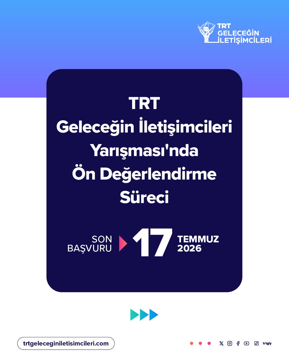 TRT Geleceğin İletişimcileri Yarışması tweet media