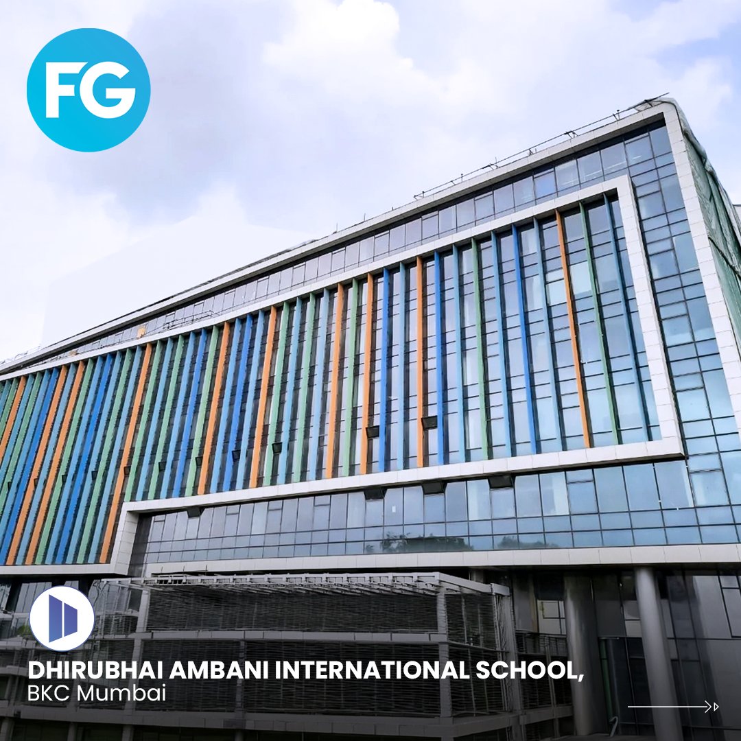 FGGlassInd's tweet photo. FG proudly contributes to the Dhirubhai Ambani International School, Mumbai delivering high-performance façade solutions engineered for clarity, durability, and comfort.

Stakeholders:
Ambani Foundation | Perkins+Will | BES | Mero Asia Pacific

🔗 https://t.co/1Oxsm6WSXe #FG https://t.co/uPirG8i1PT