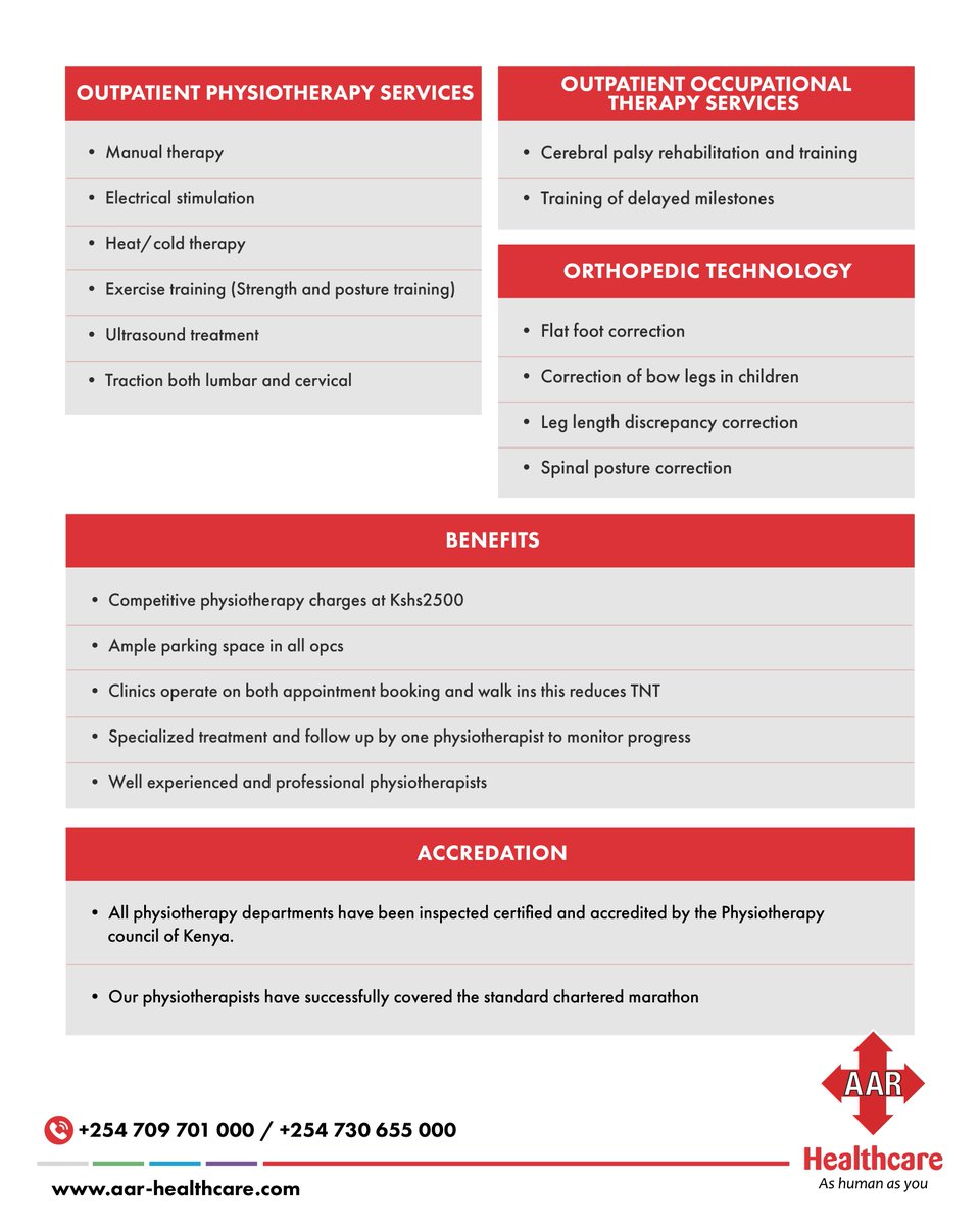 AAR_Healthcare's tweet image. With orthopedic care, flatfoot and bowleg corrections can make a significant difference. Your child can move freely, grow confidently, and enjoy being a kid again. 
Call +254 730 655 000 / +254 709 701 000 to book an appointment.​
​
#BackToYourself #Physiotherapy #AARHealthcare