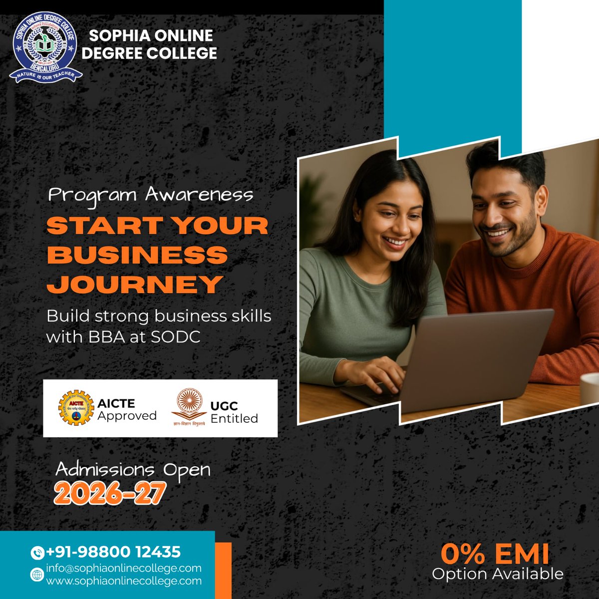 Sophia Online Degree College tweet media