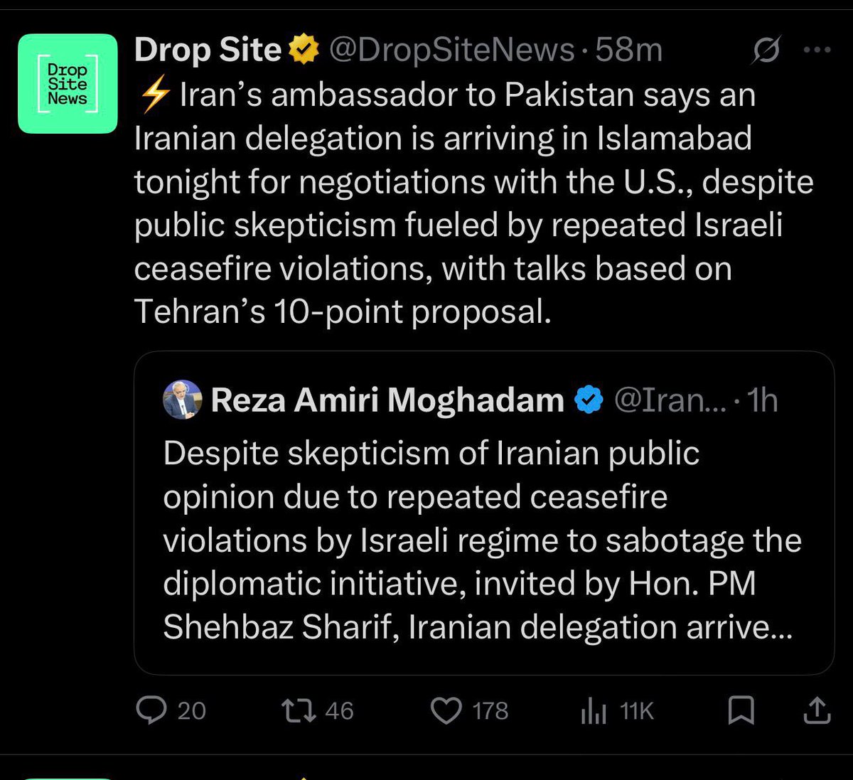 Drop Site tweet media