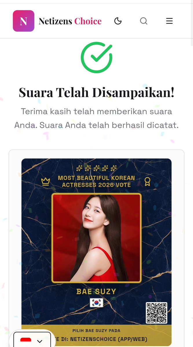 Suzy Voting Team 🩷 tweet media