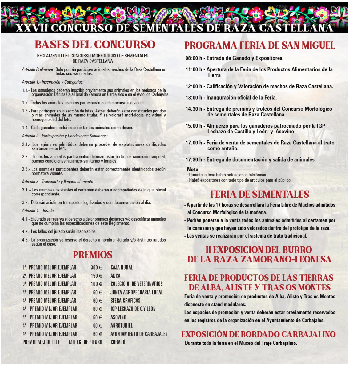 CarbajalesDeAlb's tweet photo. #FeriaSanMiguel #Carbajales de Alba: 2 Mayo 2026 https://t.co/ZSDGUSkXYr
