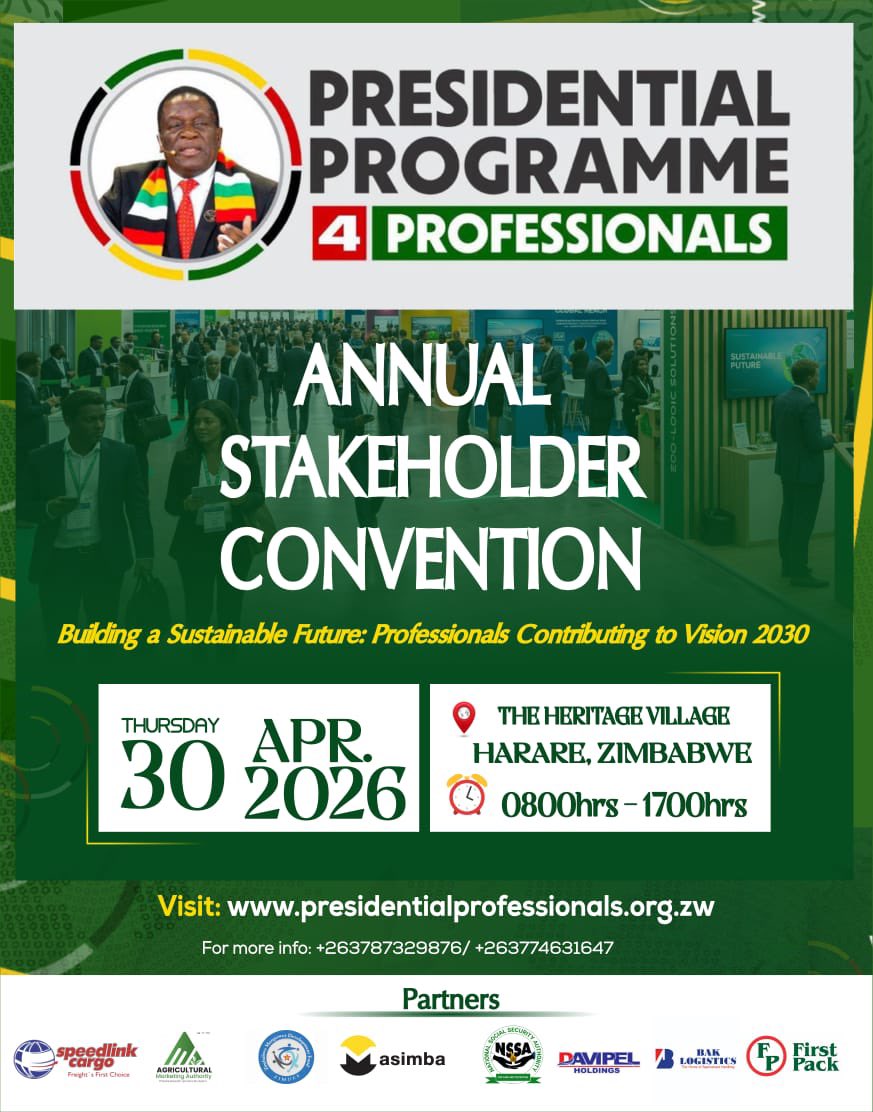 pp4pzw's tweet image. PP4P Annual Stakeholder Convention 2026 — advancing national development through collaboration.

🗓 30 April | 📍 The Heritage Village, Harare
Register: forms.gle/TJUWjQQHqSW1QV…

#PP4P #NationalDevelopment #Collaboration