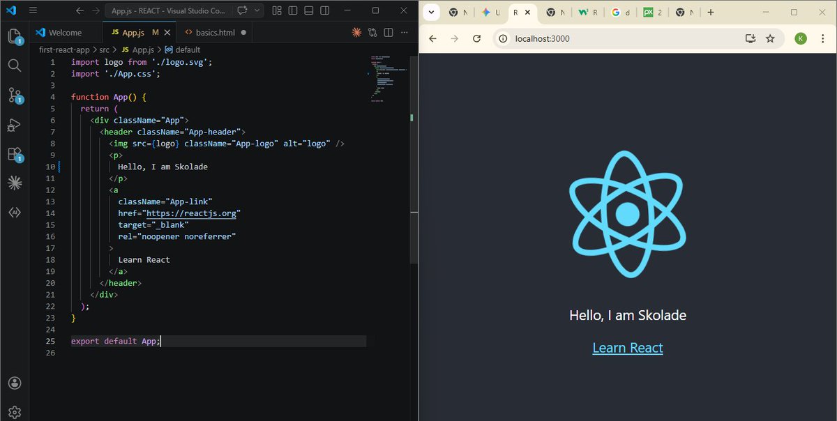 getting started with : how i built my first react app ... After building a solid #Js foundation, I'm diving into #React💻 Building ...
