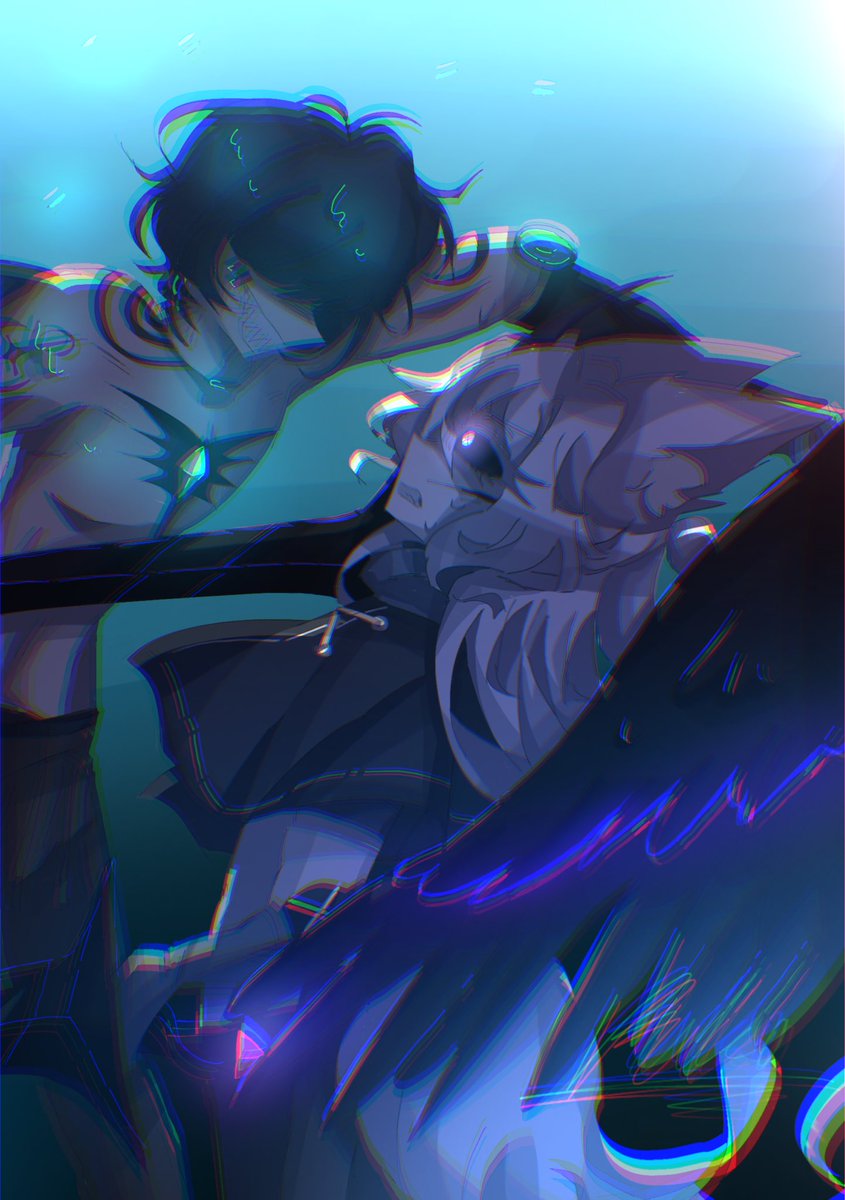 Ruko0vs's tweet photo. @tunaverr
Ruko is having an unexpected battle with Tuna.
(He started it, he just jumps out of the water and attacks Ruko)
#alanbeckeroc https://t.co/BoRn85LSRN
