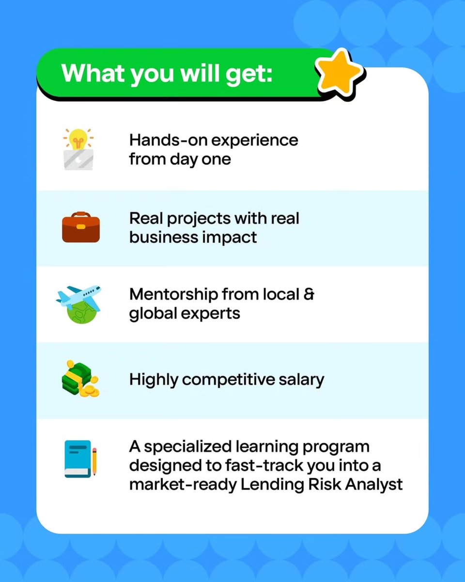 karirfess's tweet photo. Info loker dari GoTo, Lending Risk Analyst👇 https://t.co/yCy2mO2TyJ
