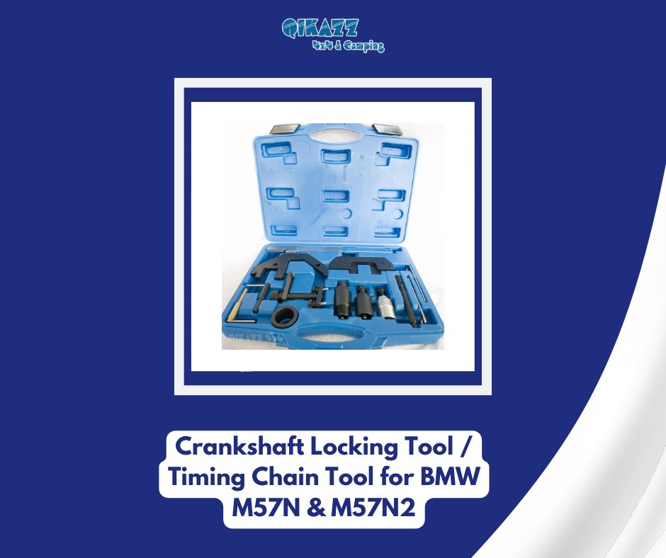 Qikazz4x4's tweet photo. 🛠️🔩 BMW M57N &amp; M57N2 Crankshaft Locking &amp; Timing Chain Tool Kit

💼 Don’t trust cheap imitations – get the right tools at Qikazz 4x4 &amp; Camping!
https://t.co/AXk6yoWsOQ 

#Qikazz4x4 #BMWM57 #TimingChainTool #DIYMechanic #EngineTools https://t.co/slYf1IyVx1