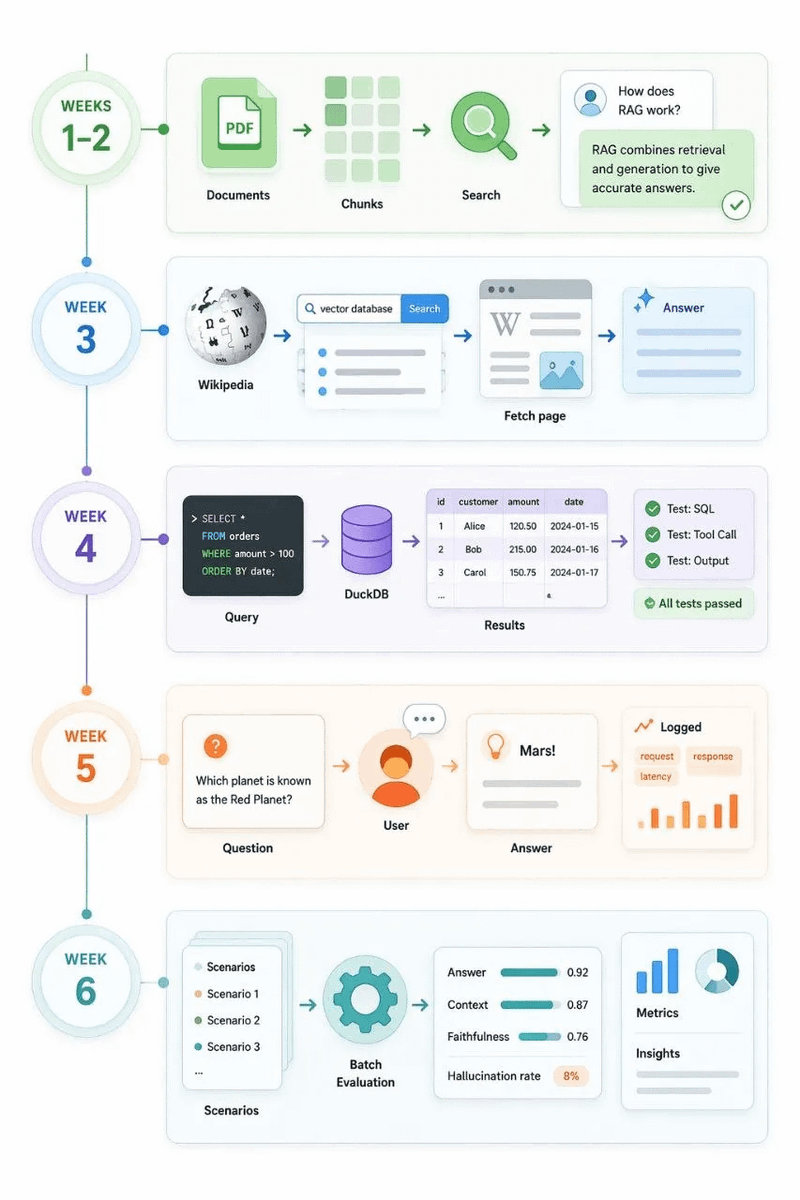 Al_Grigor's tweet photo. AI Engineering Buildcamp is project-driven.

You learn AI engineering by building.

15 projects you can build during the course 👇🏼

(You get lifetime access to the course if you sign up) https://t.co/VUDgEMhMLG