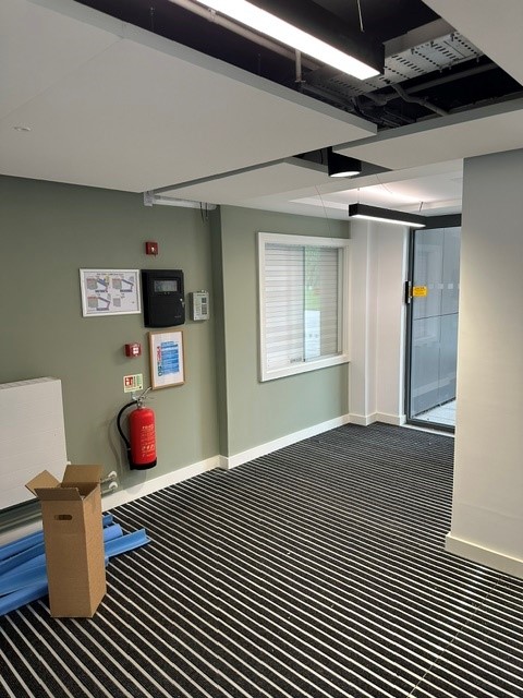blackboxsec1's tweet photo. We've installed a new fire system at Lancaster University Management School, supporting safer education environments. Tailored fire safety for schools, colleges, and universities. #FireSafety #EducationSector #SchoolSafety #Compliance #FacilitiesManagement #UKBusiness https://t.co/teYV07xivi