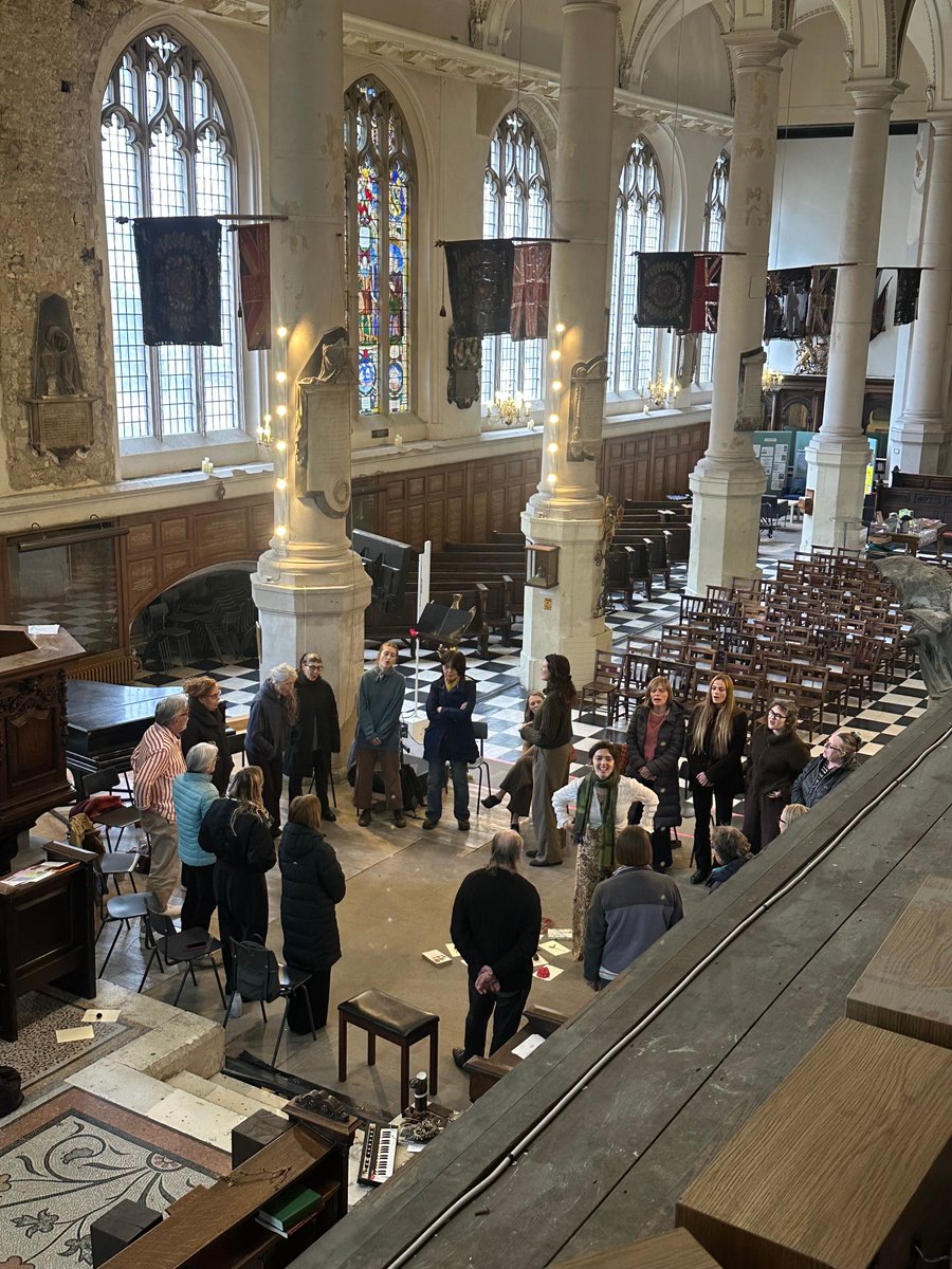 HolySepulchreUK's tweet photo. It was great to host this Culture Mile BID Tree Song Trail Workshop with Phoebe Coco @phoebecoco and Sarah Williams-Robbins #CultureMile #CultureMileBID #TreeSong #CreativeWorkshop #CommunityArts #ParticipatoryArt #LondonCulture #LondonArts #HSLChurch #HolySepulchreLondon https://t.co/r5wgF3X9Pw