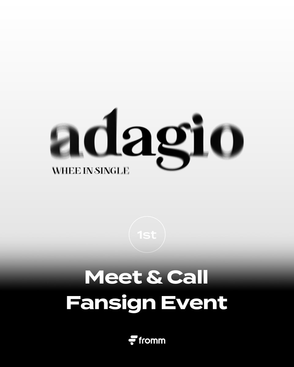 fromm_store's tweet photo. #휘인 #WHEEIN SINGLE <adagio> MEET & CALL FANSIGN EVENT OPEN🎉

🔗https://t.co/BB8B1FnrCN

🐶대면 응모자 미공개 셀피 포토카드 (강쥐 ver.)
🐰영상통화 응모자 미공개 셀피 포토카드 (토끼경찰 ver.)

🖤당첨자 추첨 사인 폴라로이드

📆 ~ 4.12 23:59 (KST)