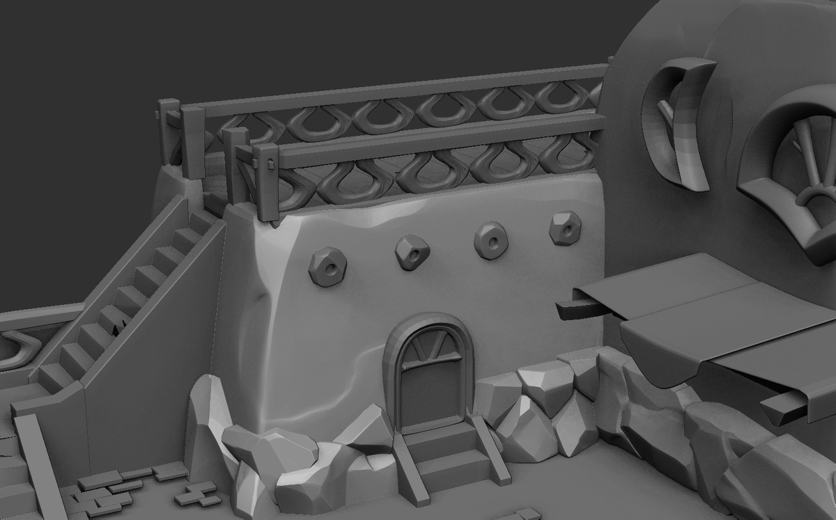 3vilmatthias's tweet photo. Sculpting progress!! Zbrush is still fun it seems. https://t.co/R6hQ9cQtL2