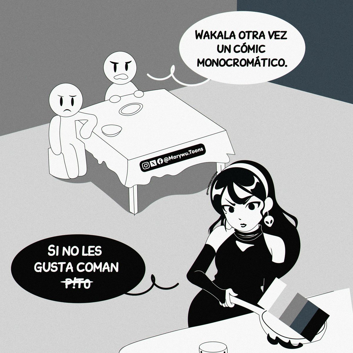 marywutoons's tweet image. Y pensar que a partir de este dibujo, a varias personas les gustó mi avatar ajajja 
#arte #dibujo