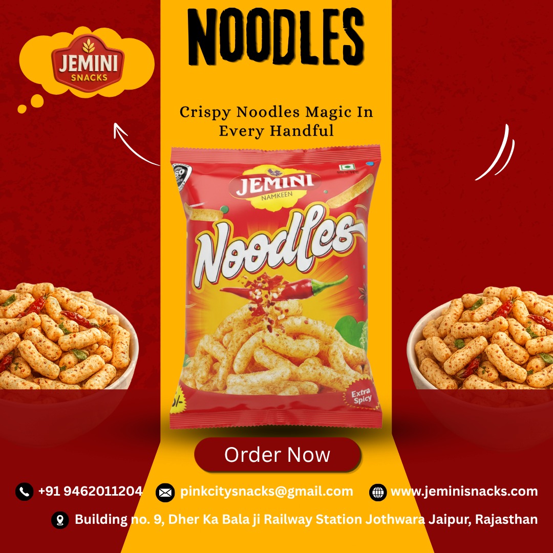 Jemini_001's tweet image. 🌶️ Snack Time Just Got Better 😋
Crunchy, spicy &amp;amp; addictive—snack time sorted 😍
#JeminiSnacks #NoodlesNamkeen #SpicySnacks #CrunchyBites #SnackLover #TeaTimeSnacks #IndianSnacks #JaipurBusiness #NamkeenLovers #TastySnacks #FoodieIndia #SnackTime #DesiSnacks #YummyBites
