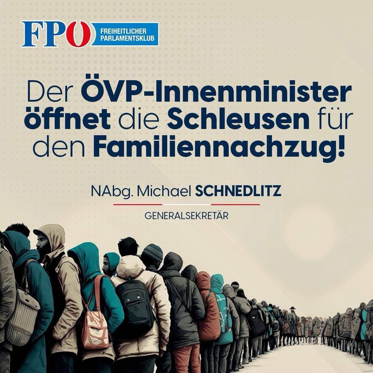 Während ÖVP-Innenminister Karner den Österreichern Sand in die Augen streut, übergibt Österreich im Hintergrund die Kontrolle über unsere Grenzen an Brüssel. Damit steht der quotenmäßigen Verteilung von Migranten in ganz Europa nichts mehr im Wege. Österreich wird gezwungen, noch