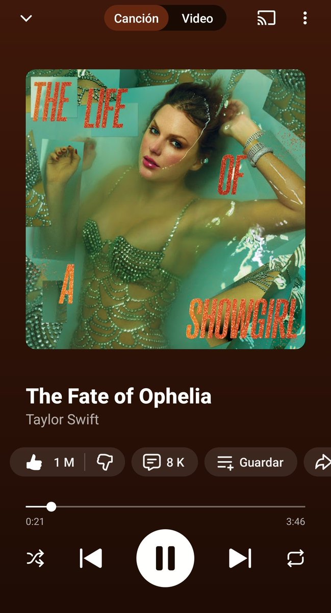 Que putisima obra de arte este temazo loko y yo que descansaba a las swifties, las vueltas de la vida jijo me voy a ir al gym escuchando esto