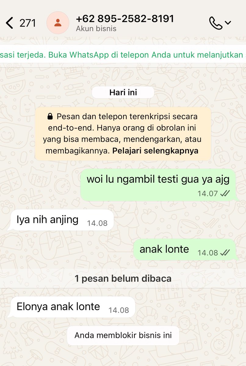 lunavticc's tweet photo. PENIPUUU ❗️❗️
@matlabishere jangan order joki disini ya gais dia penipuu
ini no nya: 089525828191

#zonauang #jokitugas https://t.co/NPw4TxgzMa