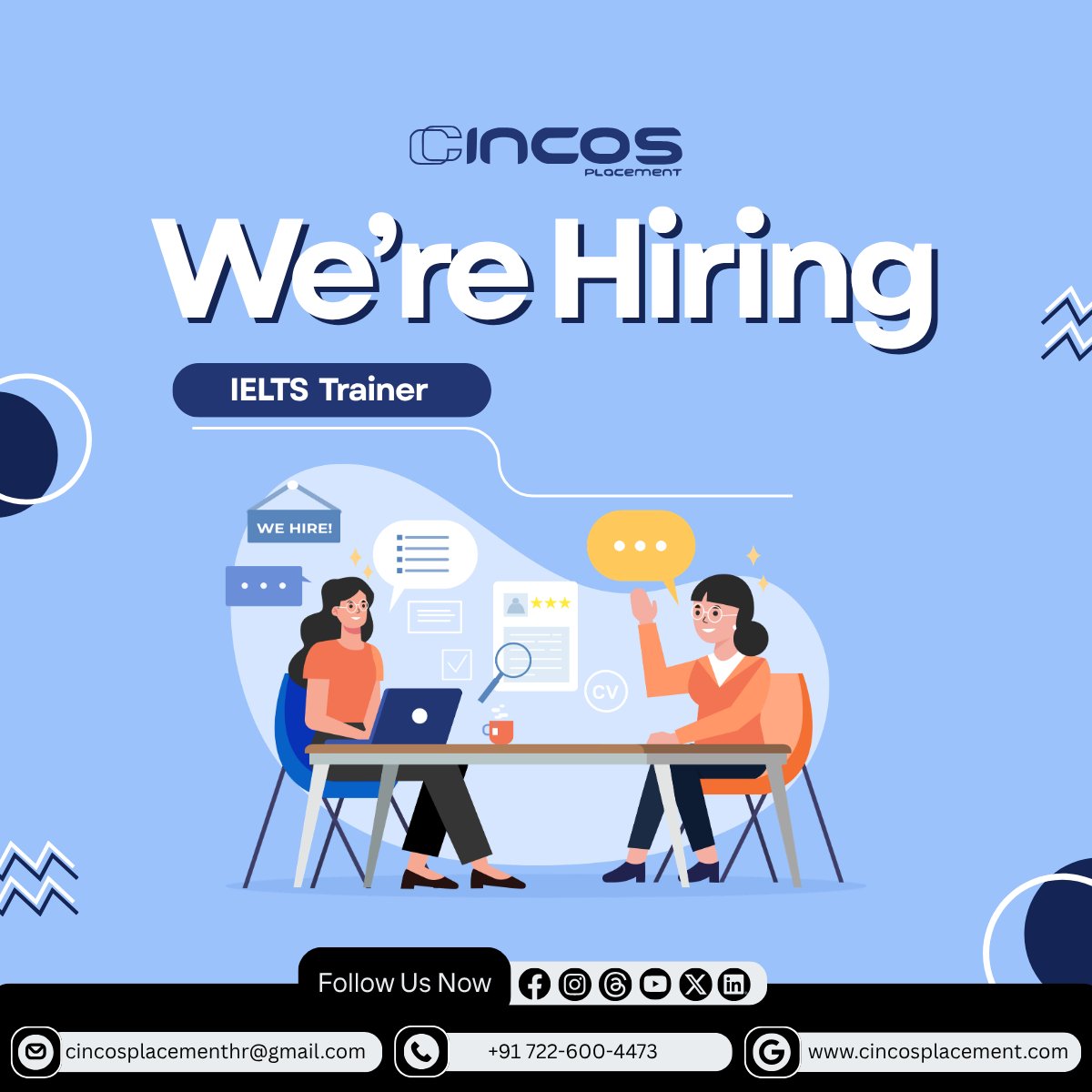 Cincos Placement Services tweet media