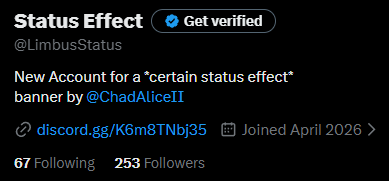 Status Effect tweet media