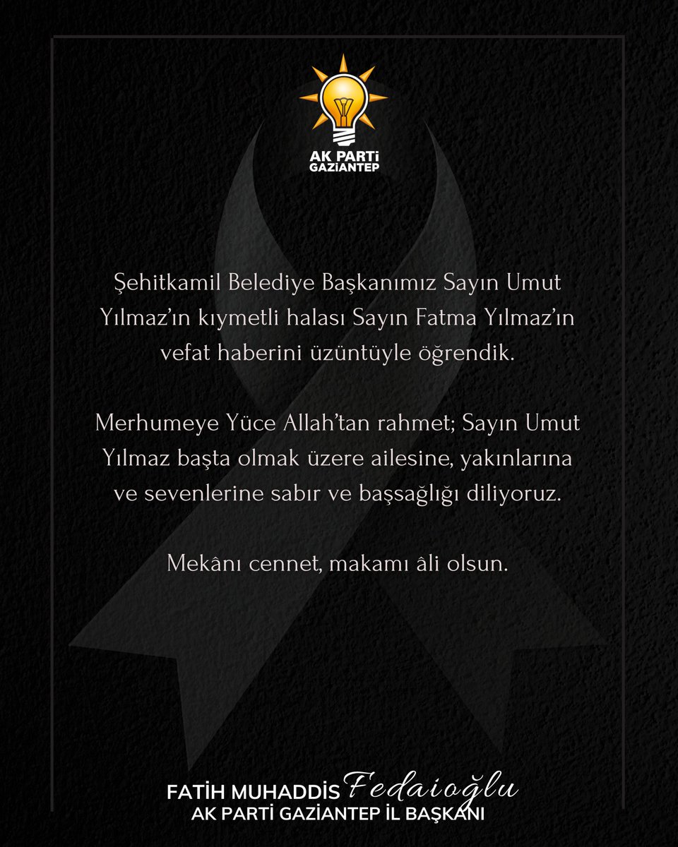 AK Parti Gaziantep tweet media