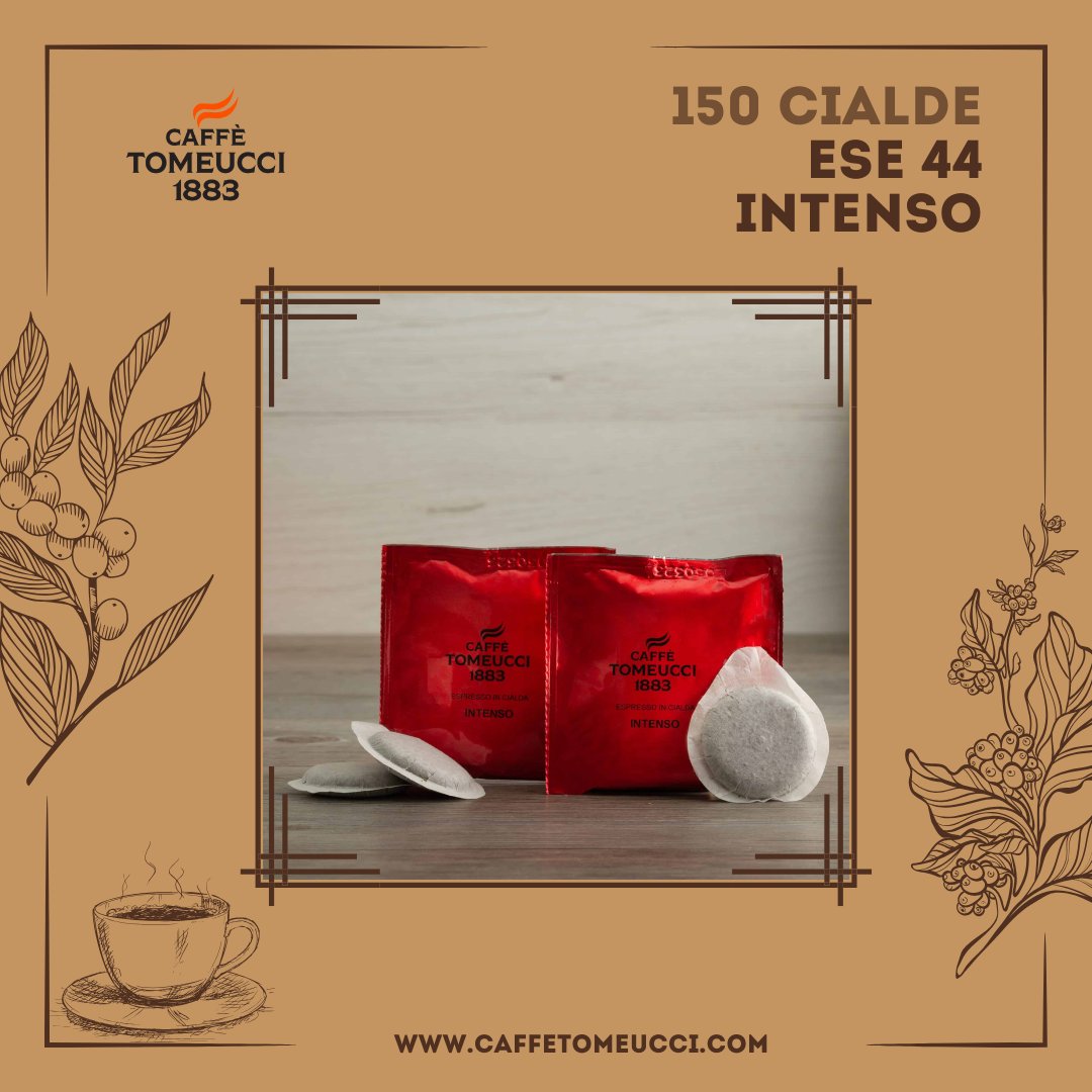 ⬇⬇ 150 Cialde Ese44 INTENSO ⬇⬇
caffetomeucci.com/shop/150-ciald…

☕ #CaffèTomeucci1883
🗺 Via della Stazione 9/11, Aprilia LT
📲 +39 06 92 70 40 37
🌐 caffetomeucci.com
📧 info@caffetomeucci.com

#CaffèTomeucci #caffe #caffè #espresso #cappuccino #bar #rome #italy