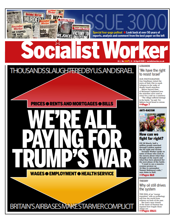 socialistworker's tweet photo. As we print the 3,000th edition we’re proud of Socialist Worker’s history &amp; journalism
⭐We want to grow our readership and expand to produce a variety of media from articles, to videos &amp; podcast
✏️You can help. Buy it, read it, sell it—and share online
👉 https://t.co/eBwWU7O7Xe https://t.co/xsQPiFLryw