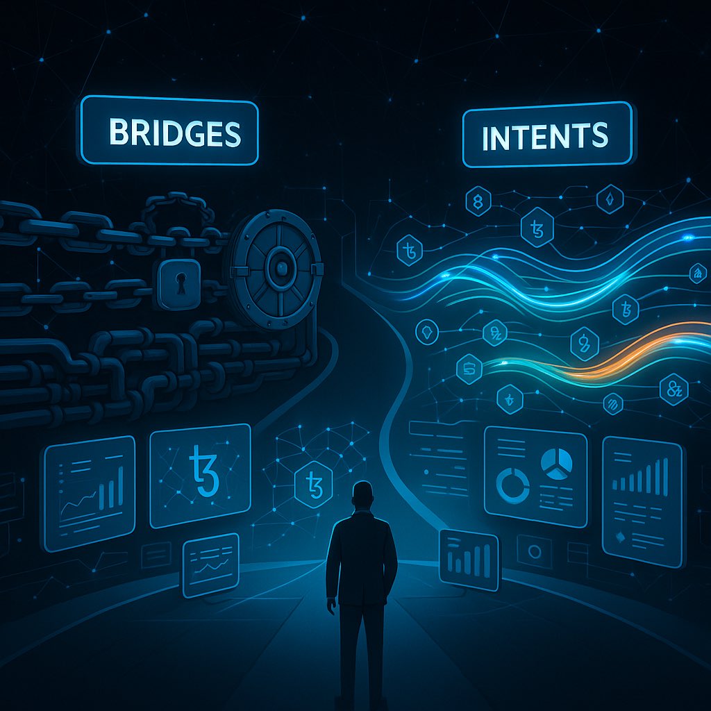 TozartWeb3's tweet image. TezHop❗️

What if you never had to bridge assets again?

No locked funds.
No bridge risk.
No gas just to create a swap.

That’s the idea behind @tezos Intents.

/7 🧵
#tezos #blockchain