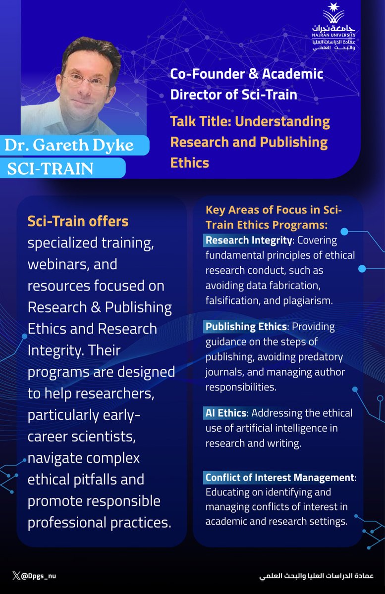 عمادة الدراسات العليا والبحث العلمي tweet media