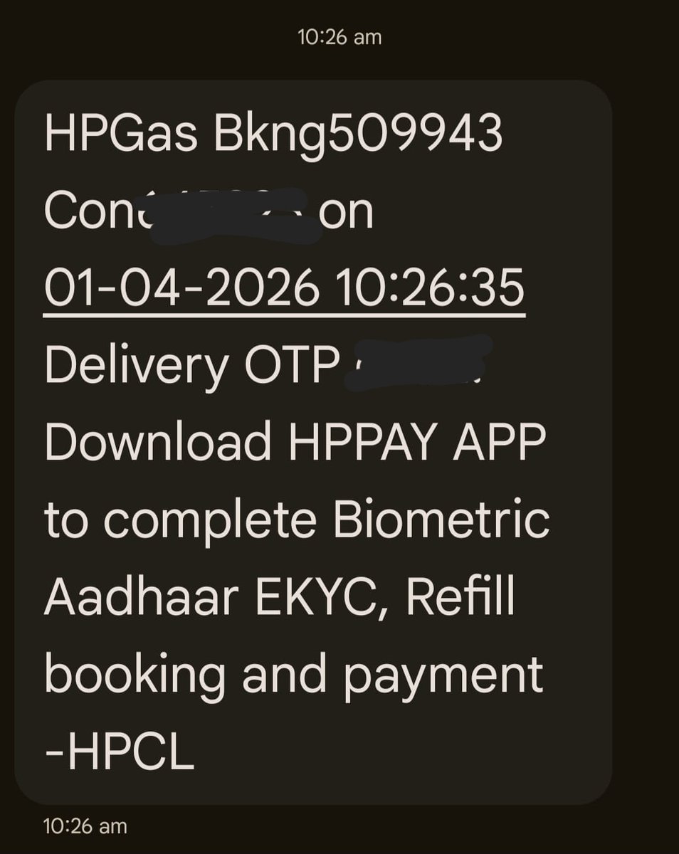 acceptpeace's tweet photo. Booked LPG cylinder on 1st April but still not delivered. It has been 9 days already
Consumer No: 645223
Name: Mohammad Owais
Cell: 9018039978
Location: Srinagar.
#SrinagarGasAgency
@MoPNG_eSeva
@HPCL @hpgasservices https://t.co/AQZ3POqSIx