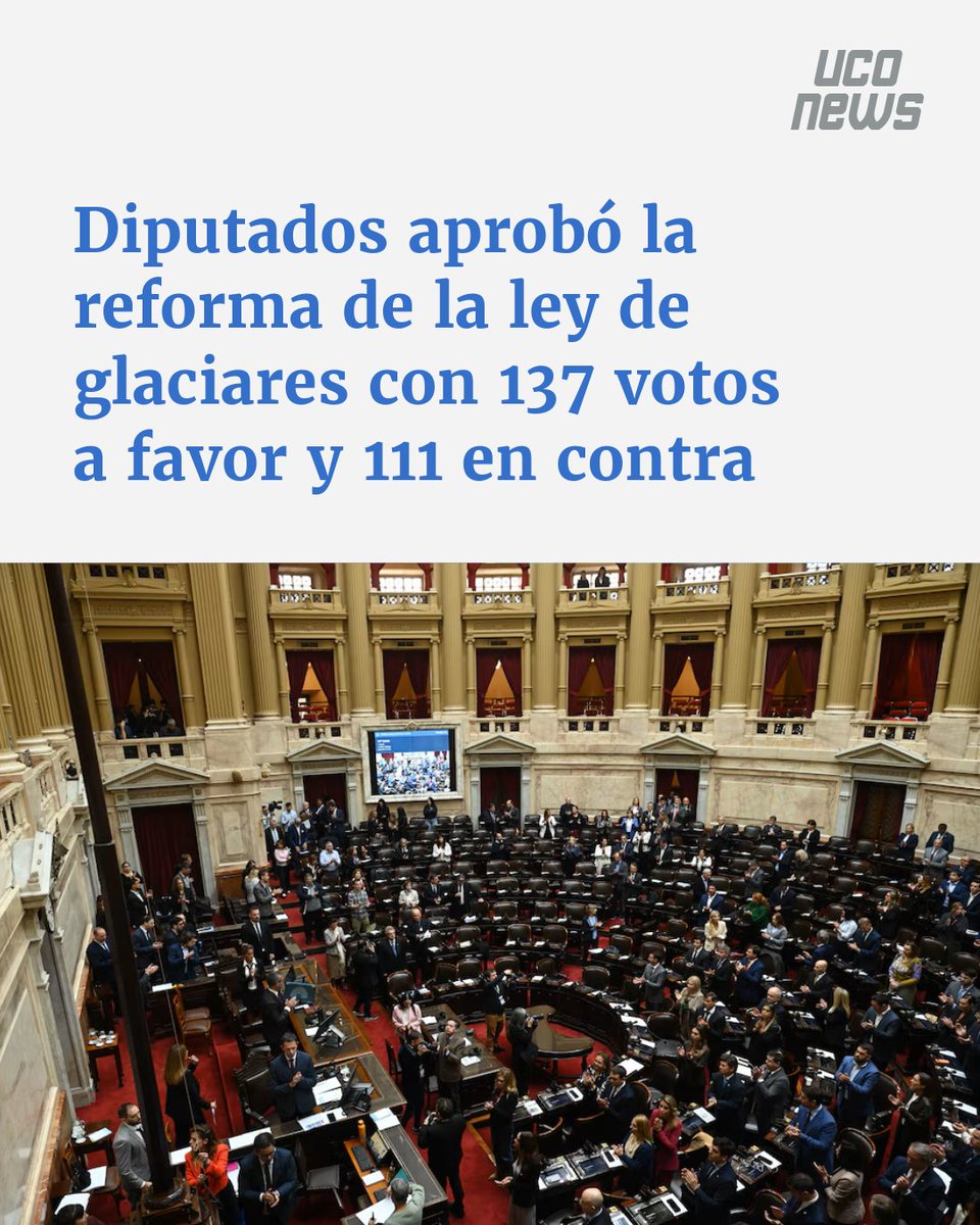 uconewsar's tweet photo. La iniciativa impulsada por el Ejecutivo redefine el alcance de las áreas protegidas y otorga mayor poder a las provincias. La oposición anticipa que irá a la Justicia.

🔗 https://t.co/TT9yhG0bBz https://t.co/nW6Xfm5hc4