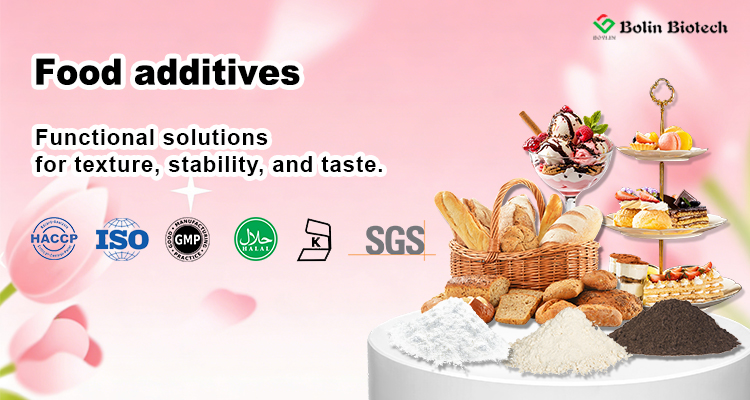 Bolinbiotech's tweet image. Food Additives: Functional solutions for texture, stability &amp;amp; taste! 
Improve mouthfeel, extend shelf life &amp;amp; enhance flavor. 
Custom blends available. DM for B2B specs! 
#FoodAdditives #B2B #CleanLabel