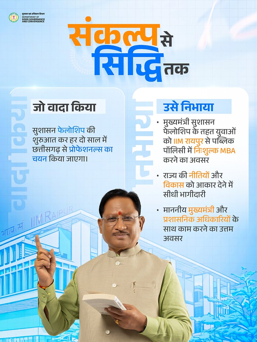 Good Governance & Convergence Chhattisgarh tweet media