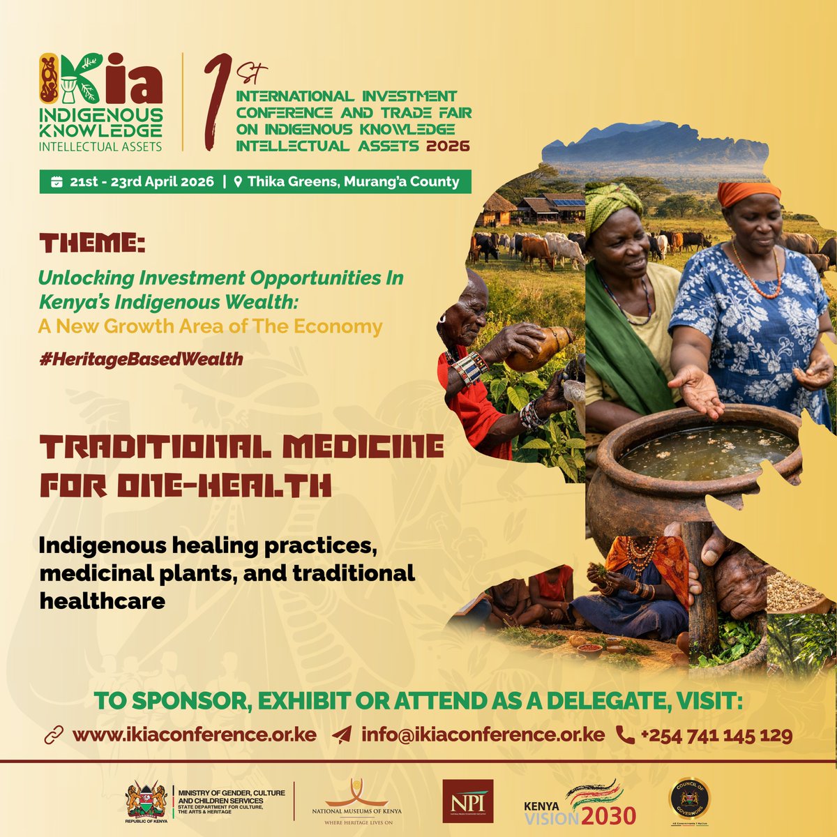 NPI_Kenya's tweet photo. Our forests, herbs and traditional remedies carry wisdom centuries in the making. With rising interest in holistic and One-Health solutions, now is the moment to turn knowledge into enterprise.
Register here: https://t.co/uz9I6VNzU9 https://t.co/HTiL3K7dnA
