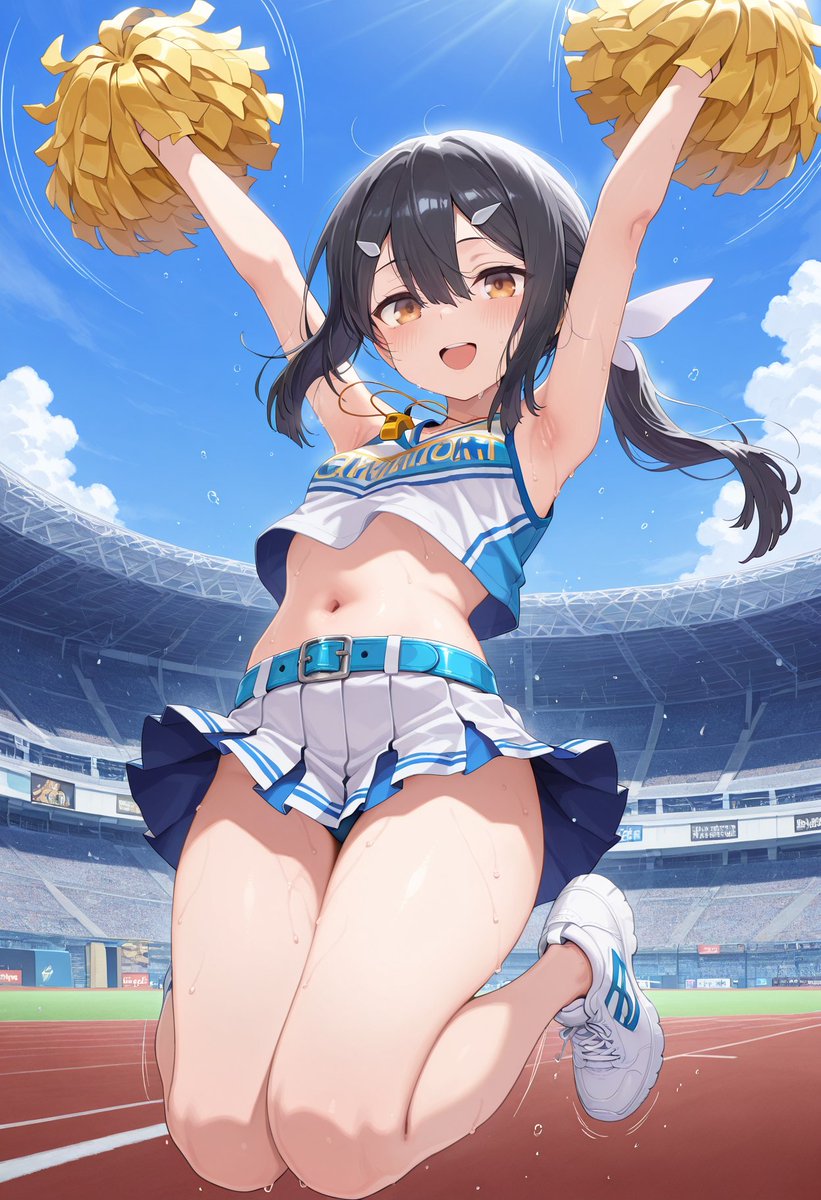 uoair_'s tweet photo. チアみゆ　#AIイラスト https://t.co/UFCNAOkwNJ