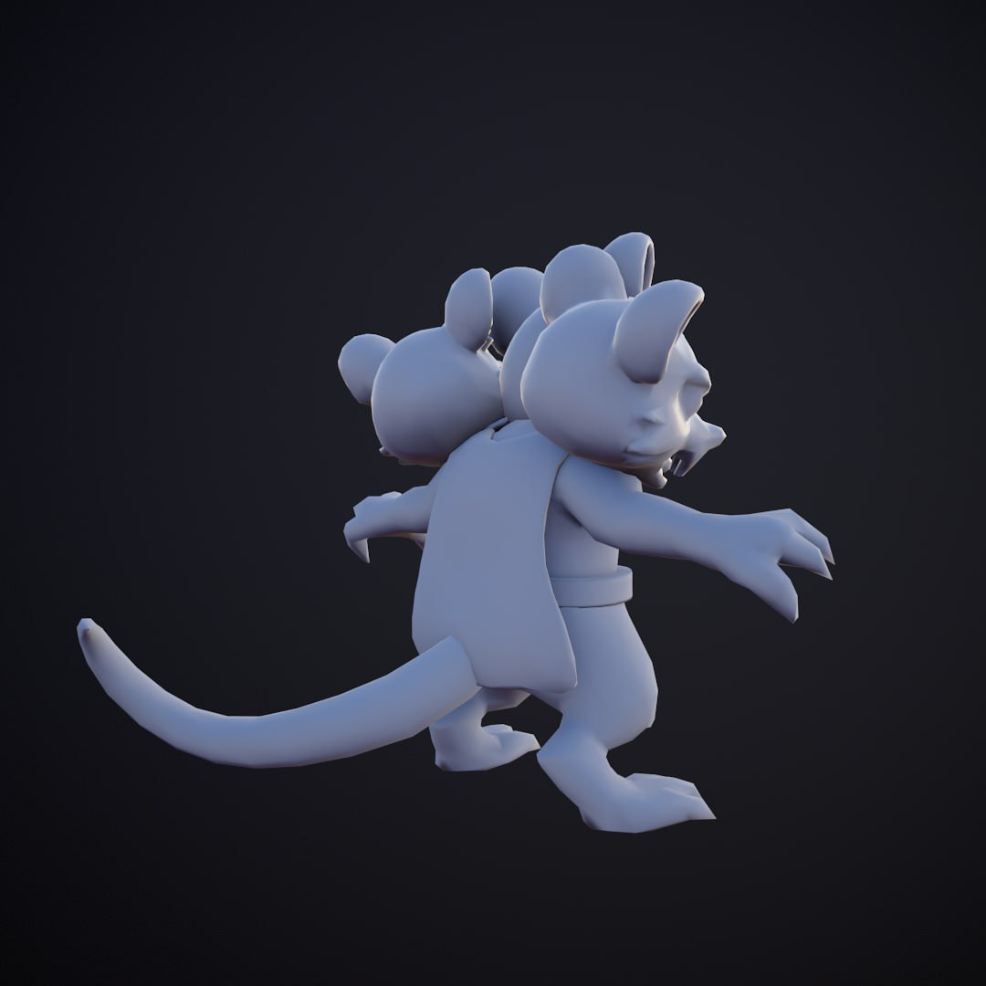 RollingOutt's tweet photo. Beyond just zombies, you'll face all kinds of mutants. 
Check out this first boss: the 3-headed mutant rat! What do you think?

#RobloxDev  #RobloxStudio  #Gamedev  #IndieDev #RbxDev  #ZombieGame https://t.co/JYcAxSGlDk