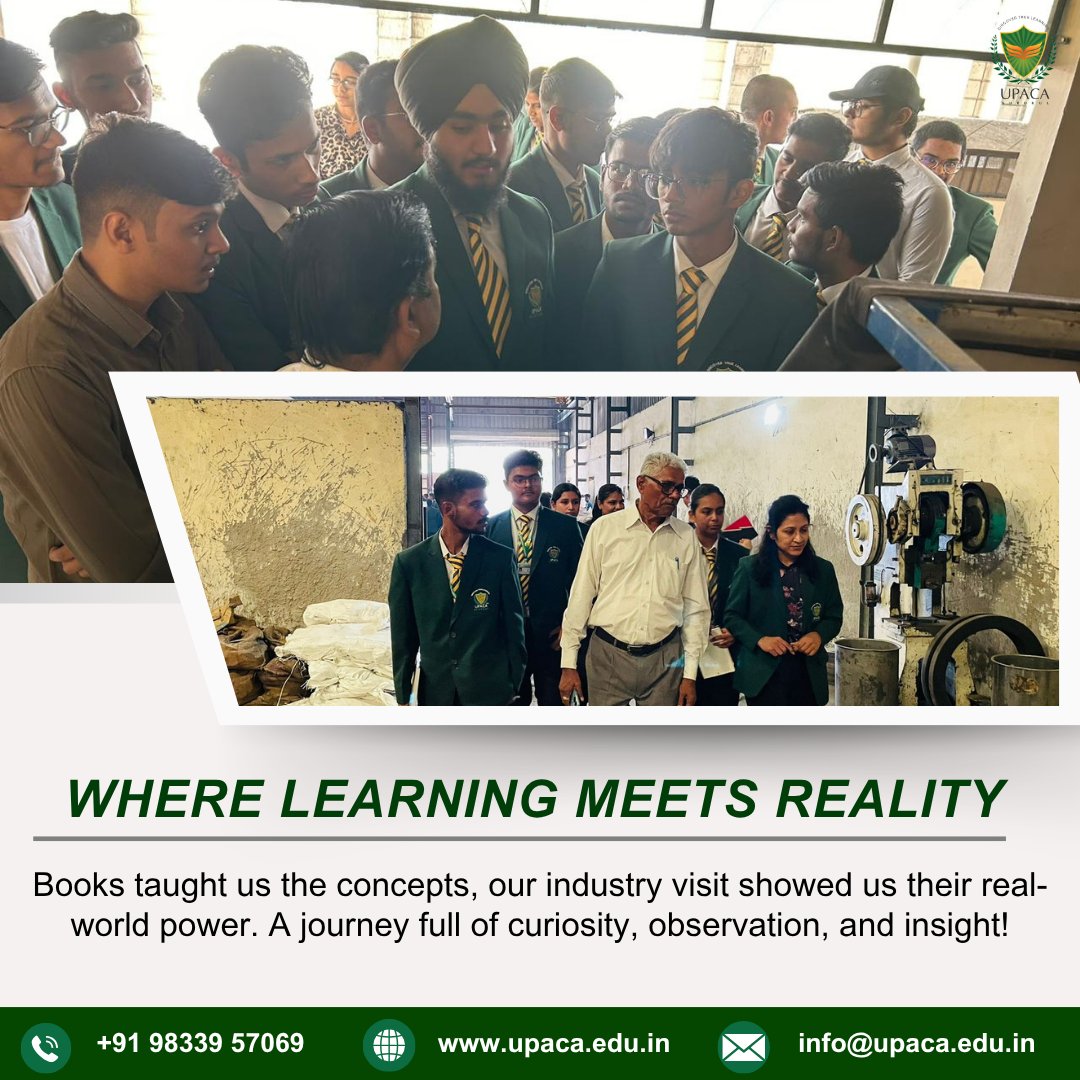 GurukulUpaca's tweet image. Learning beyond classrooms at UPACA Gurukul! Students experienced real-world industries, turning concepts into practical knowledge. A journey of curiosity, observation &amp;amp; growth. 🚀

#UPACAGurukul #IndustryVisit #LearningBeyondBooks #PracticalLearning #FutureCAs #CAStudents
