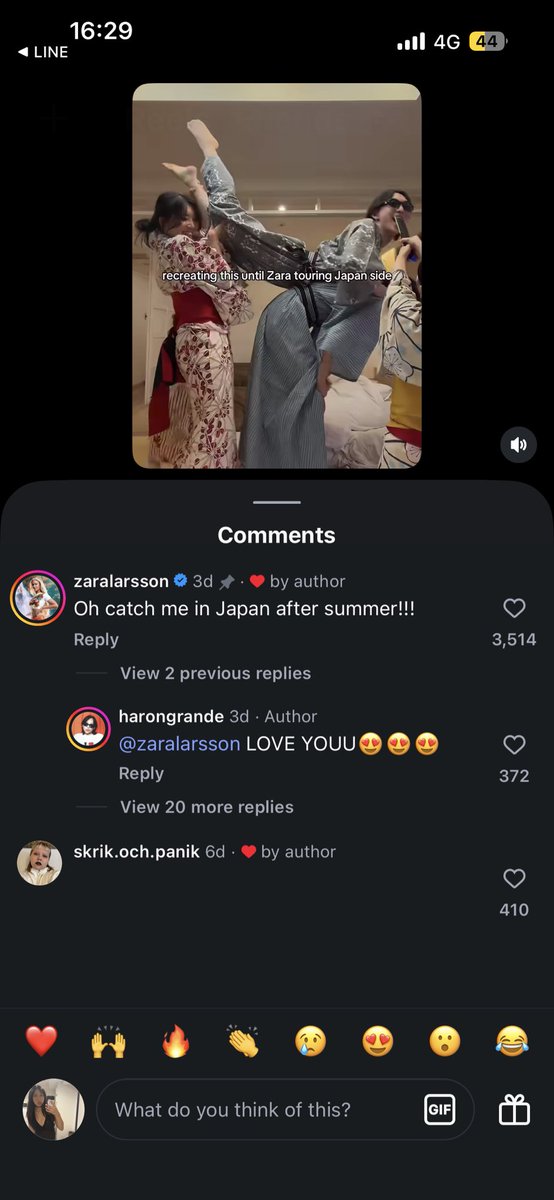 ねぇこれまじだとしたらほんとにやばい
全日本Zara stan 大歓喜祭り‼️
ZaraLarsson来日って言い続けた甲斐があった😭😭😭いくらでも積みます
instagram.com/reel/DV6WEnCif…