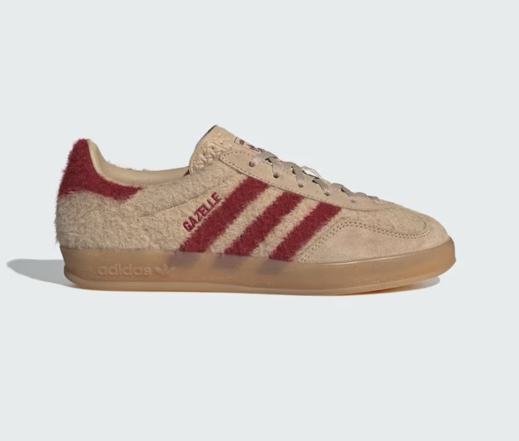 Ad: Women's adidas Gazelle Indoor 'Magic Beige/Team Victory Red' on sale  for $52.80 + FREE shipping, use code FRESH => https://t.co/kOdPUxDW6G *must  be logged in