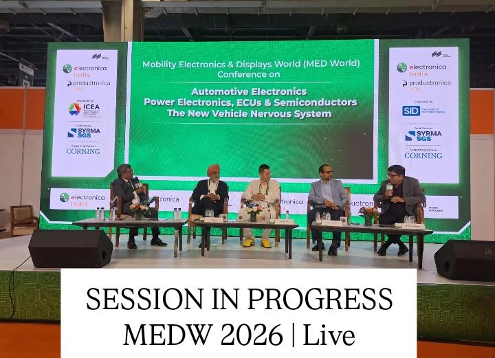 HighnessMicro's tweet photo. First session live at MEDW 2026…
Up next: Highness Microelectronics with Mr. Yogesh Kaushik on mobility displays & HMI.
Stay tuned 👀
#HighnessMicroelectronics #MEDW2026 #MobilityDisplays #HMI #SmartMobility #LiveEvent #IndustryInsights #FutureOfMobility https://t.co/Q8gicIyJMU