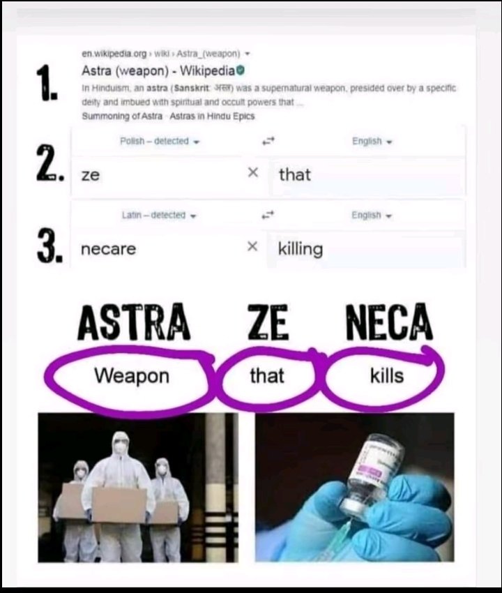 I TAKO NAM PRECEDNIK DOVEDE UBICE DA TESTIRAJU OTROVE NA NAPAĆENOM SRBSKOM NARODU...

PREPORUKA ASTRA ZE NECA ☠️ JE ZA ŠTO IMAJU IZA SEBE STOTINE HILJADA MRTVIH KORISNIKA NJIHOVIH VAKCINA...