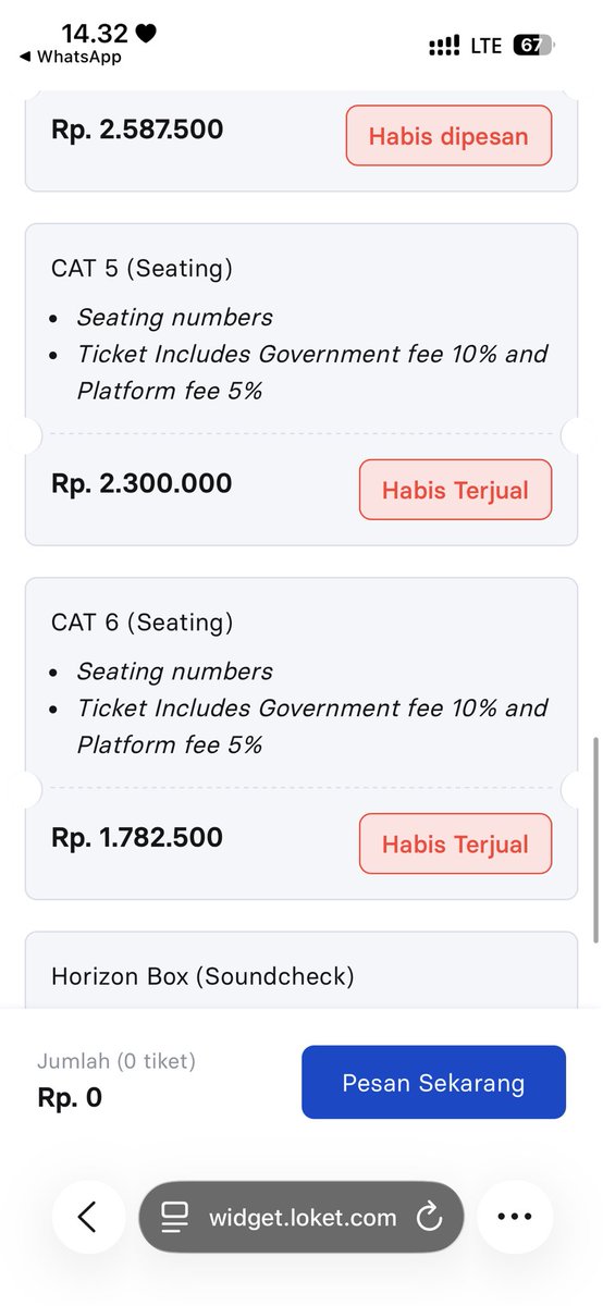 Jesslynalv's tweet photo. Coba bantuin temen war tiket exo cat 5/6 tapi udah sold outt:( https://t.co/yXuPFuczMk
