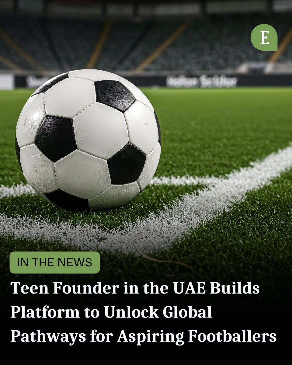 EntMagazineME's tweet image. A #Dubai-based student #entrepreneur has launched a #football-focused app to help young talent connect directly with international coaches and scouts.

At just 17, Nirmay Teckchandani has turned a personal barrier into a scalable solution with the launch of Kick Connect, an app