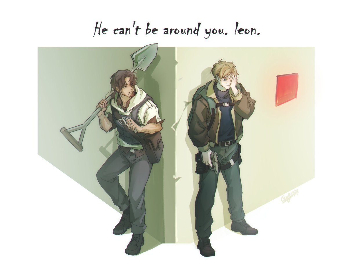 Sonya_728's tweet image. Silent Hill in the Resident evil(2)   
(※IF Crossover)(AU)
#serennedy #leonkennedy #luis