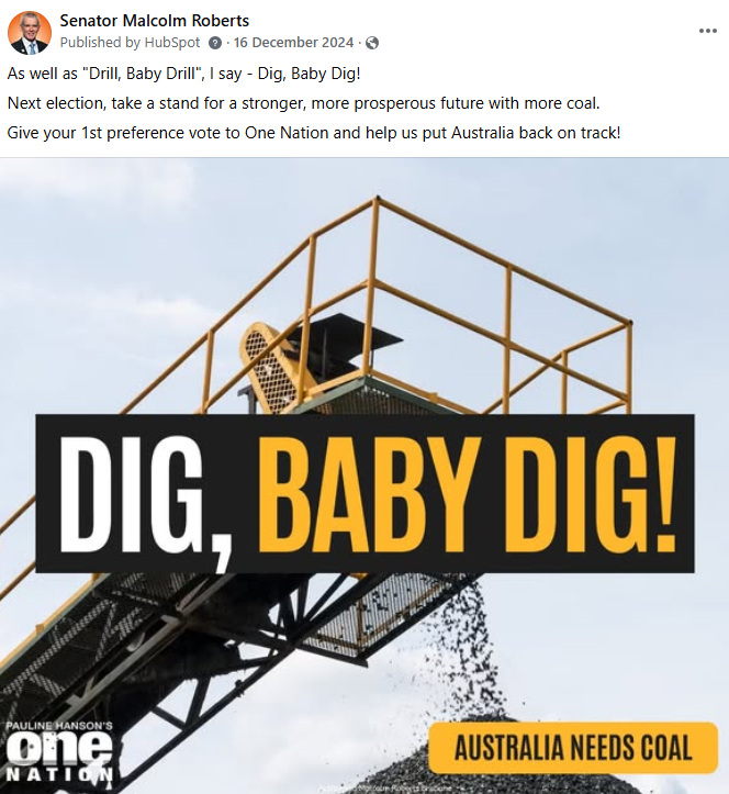 Malcolm Roberts 🇦🇺 tweet media